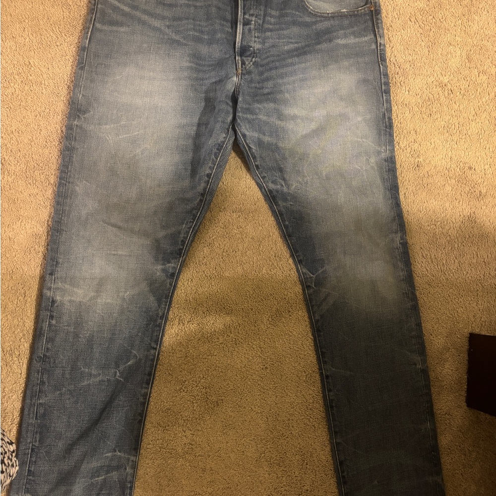 Polo by Ralph Lauren Blue Slim Jeans with Vintage Fading